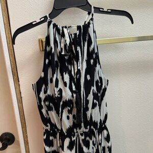 Athleta Black and White Patterned Skirt